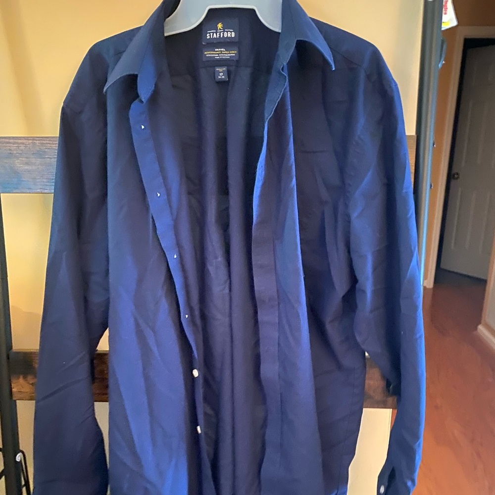 Blue dress shirt